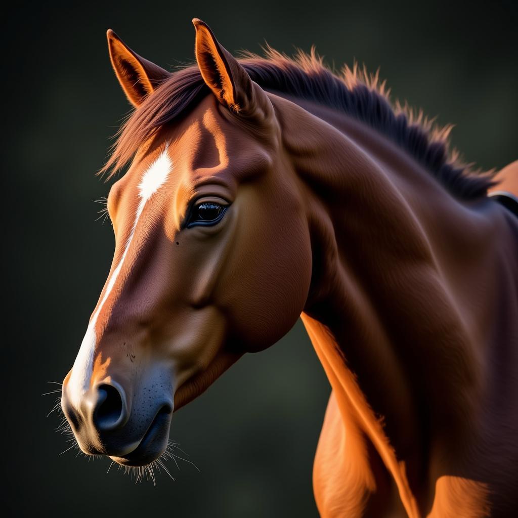 Digital Art Horse Portrait