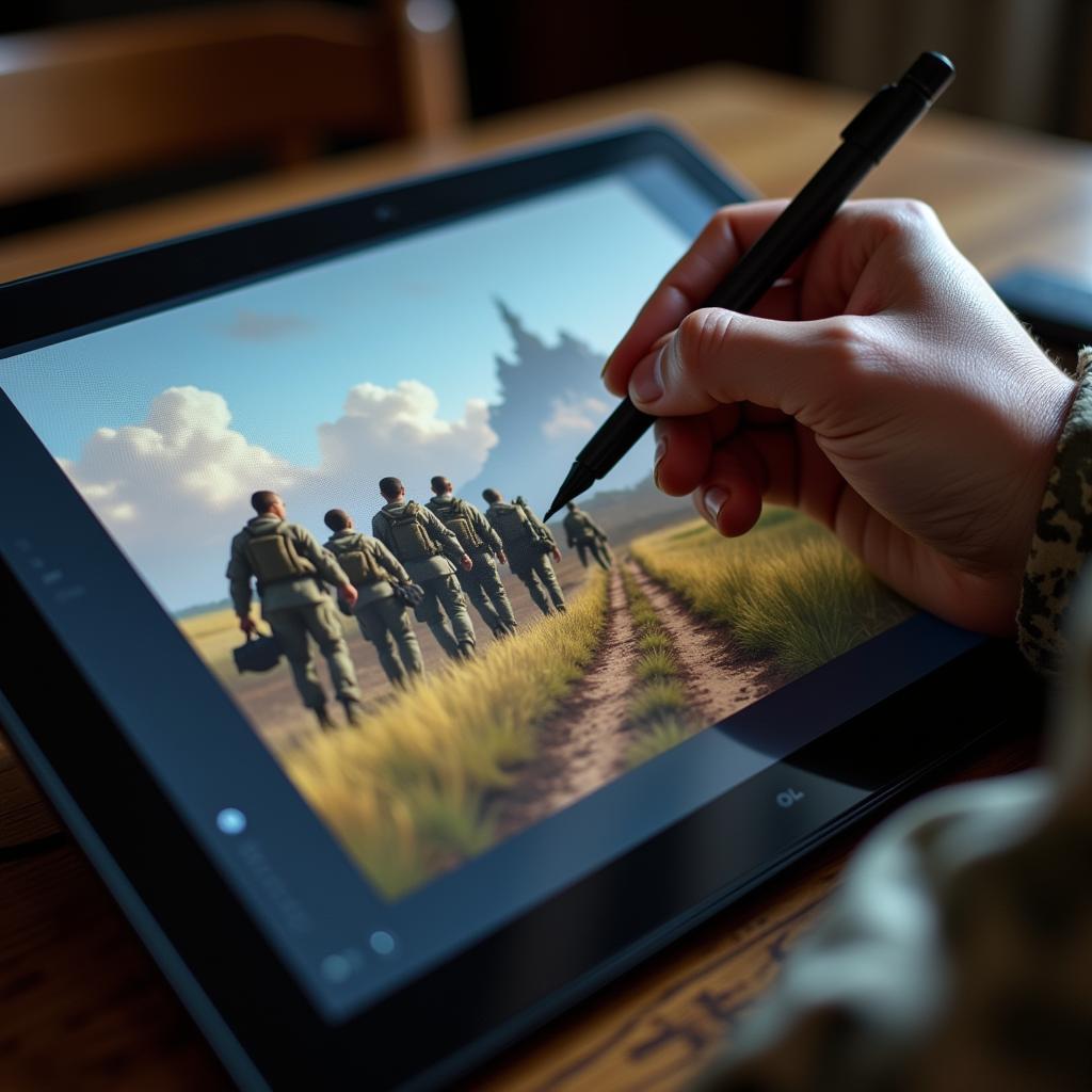 Digital Art and Military Personnel