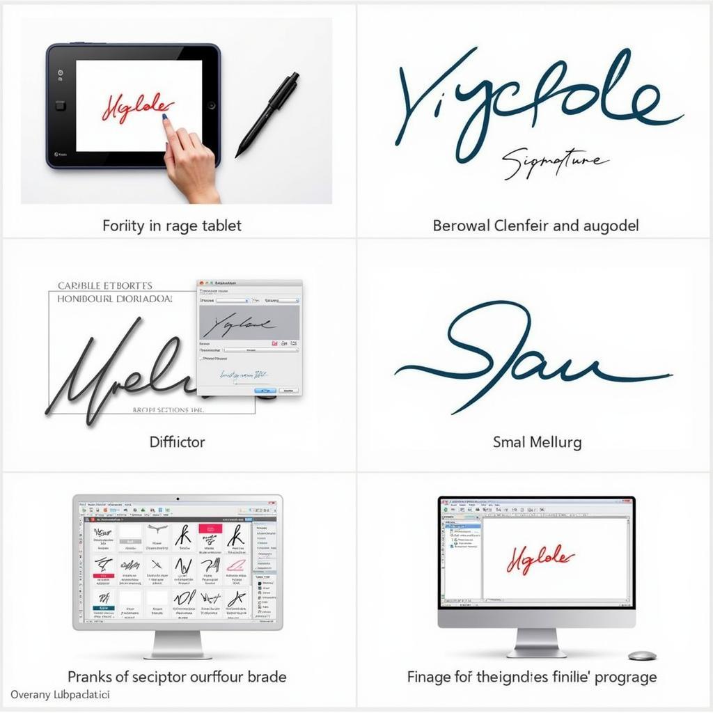 Digital Tools for Art Signature Design