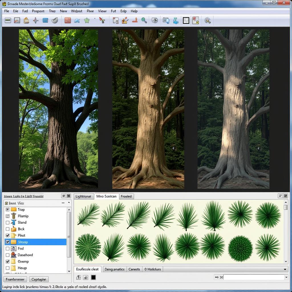 Digital Art Tools for Creating Evergreen Trees