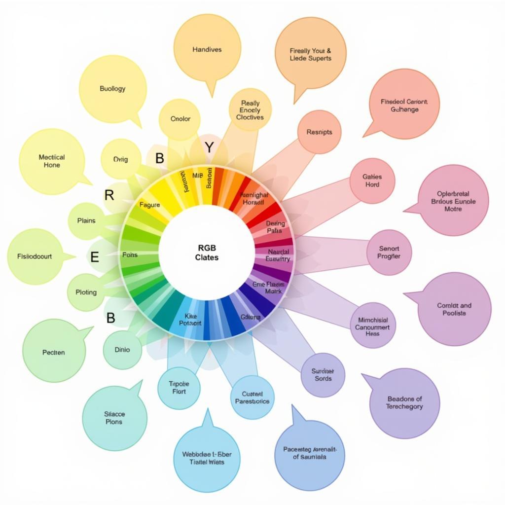 Digital Color Wheel Variations