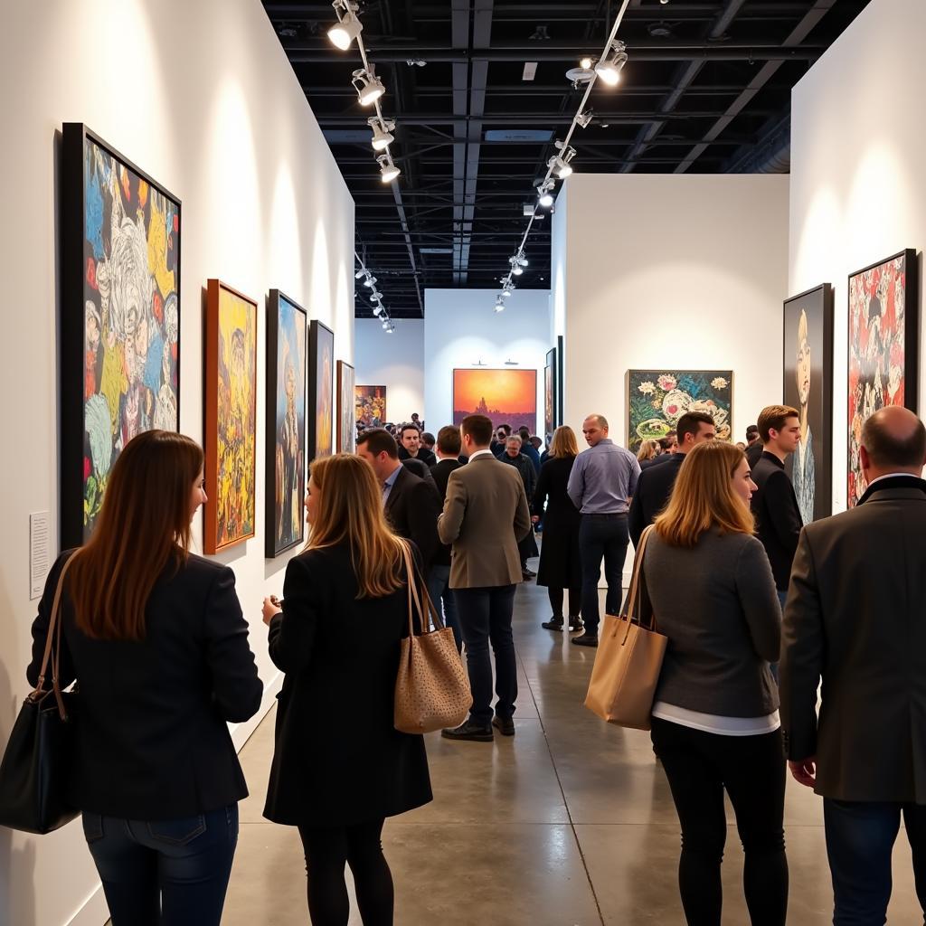 Discovering Large Modern Art at an Art Fair