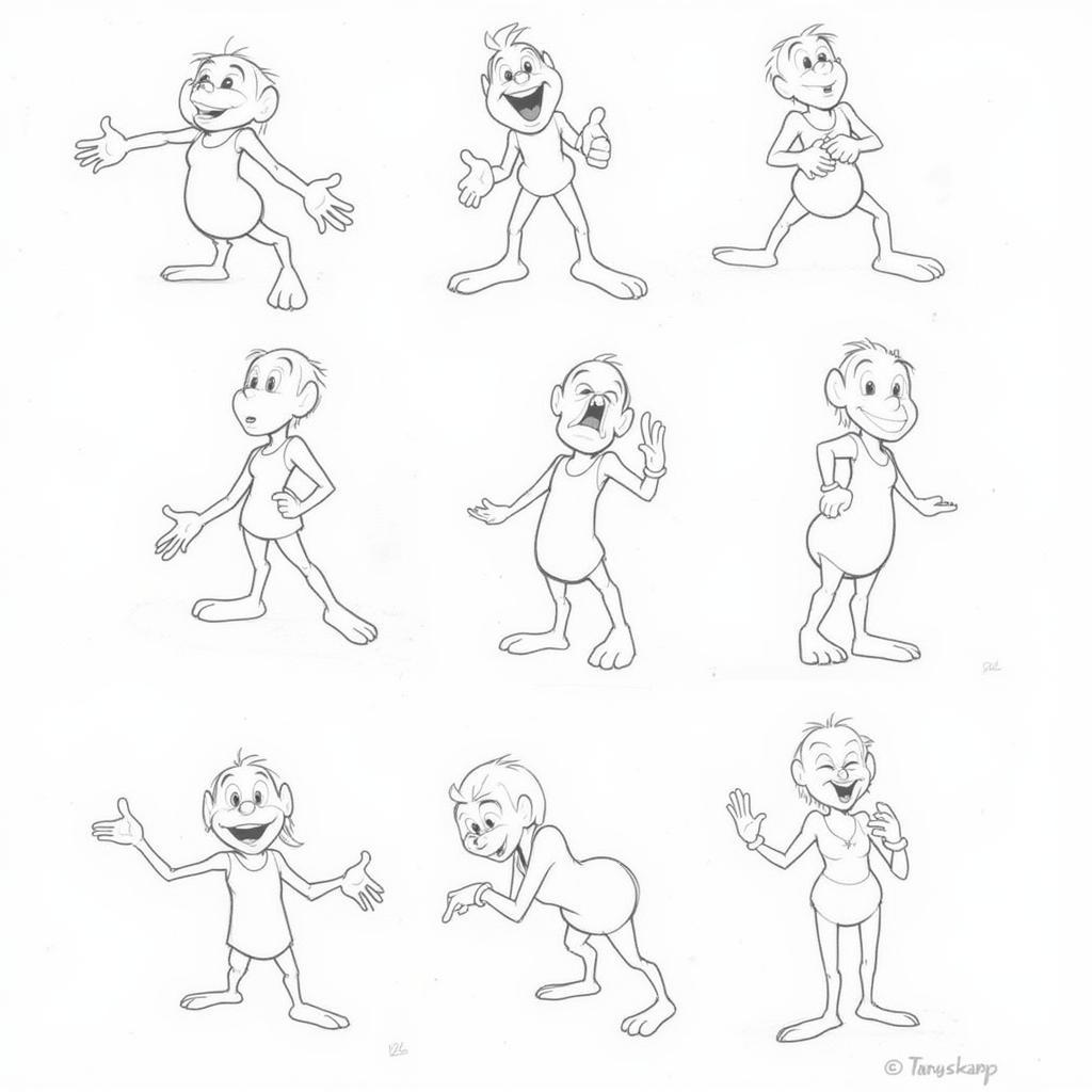 Disney Character Sketch Development Process