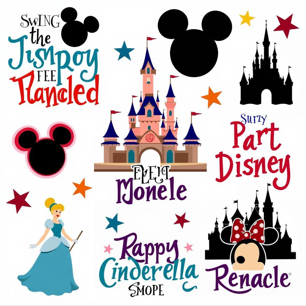 Disney SVG Clip Art Examples