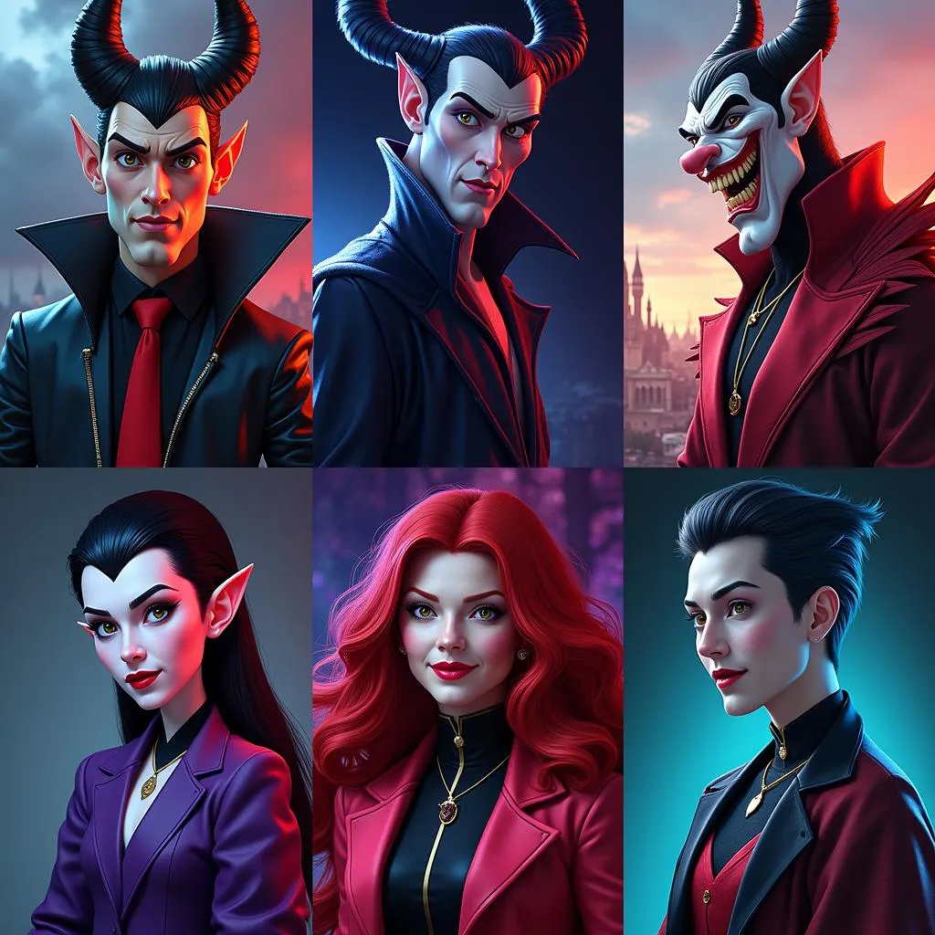 Digital Disney Villain Art