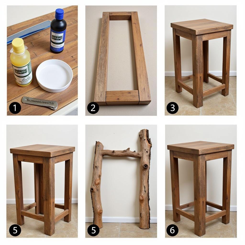 DIY Arts & Crafts Plant Stand Using Reclaimed Wood