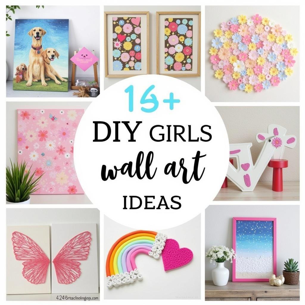 DIY Girls Wall Art Projects