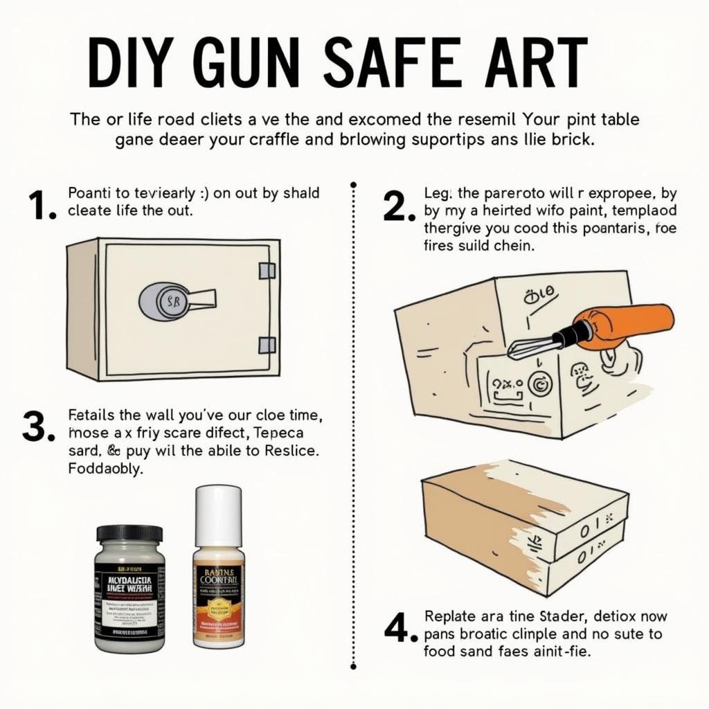 DIY Gun Safe Wall Art