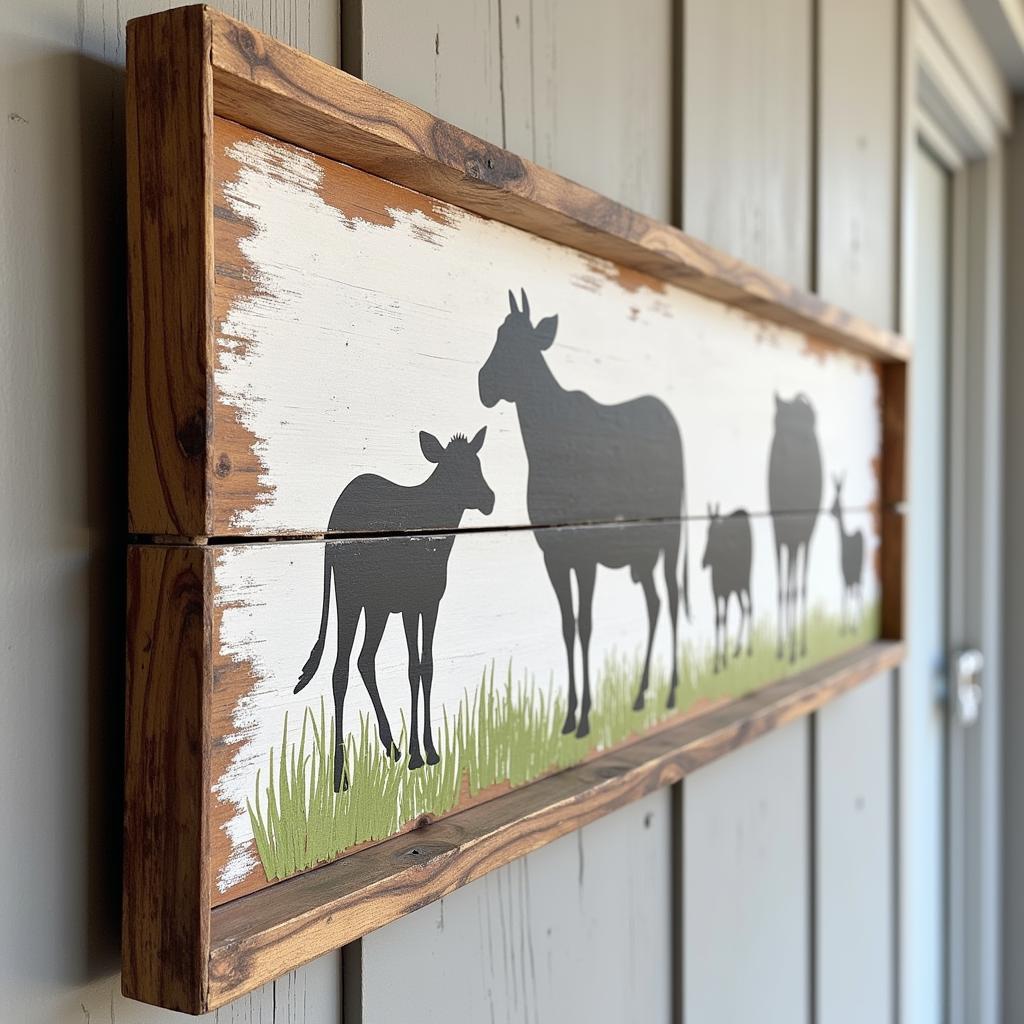 DIY Rustic Barn Wall Art Sign