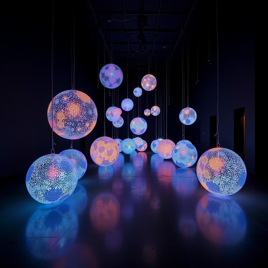 DMA Art Ball Installation