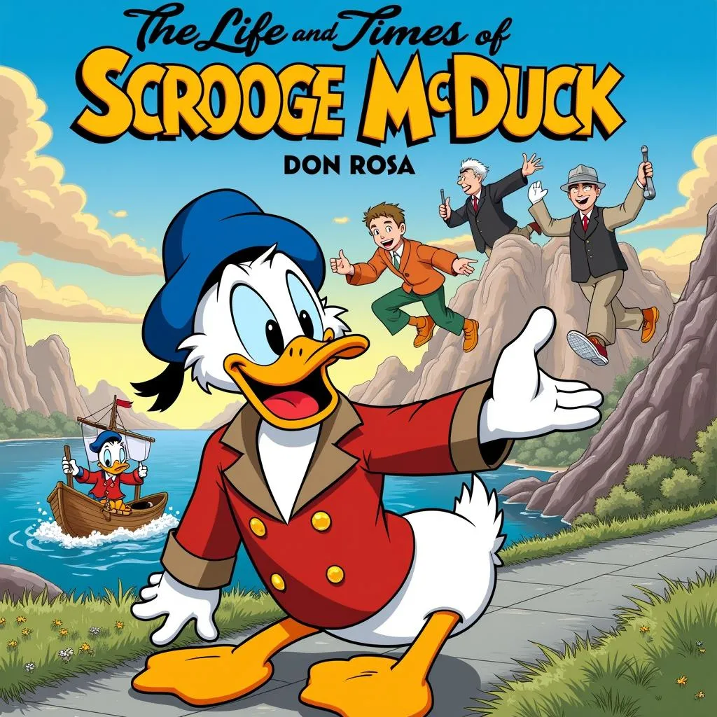 Bìa truyện &quot;The Life and Times of Scrooge McDuck&quot;