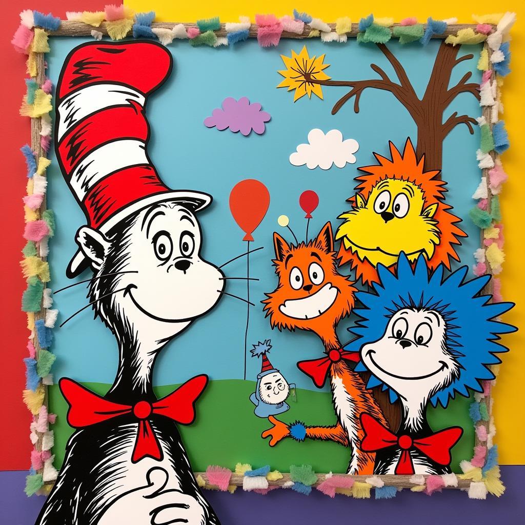 Dr. Seuss Character Collage