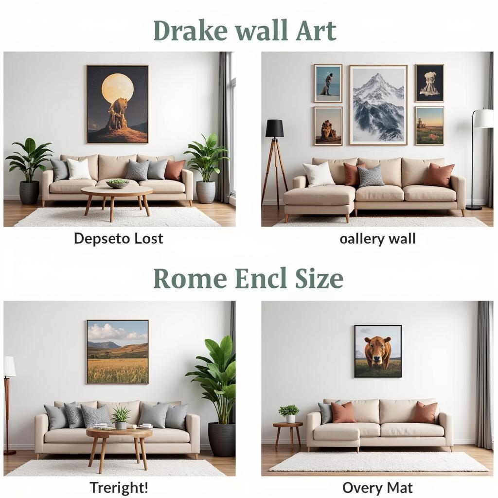 Drake Wall Art Placement