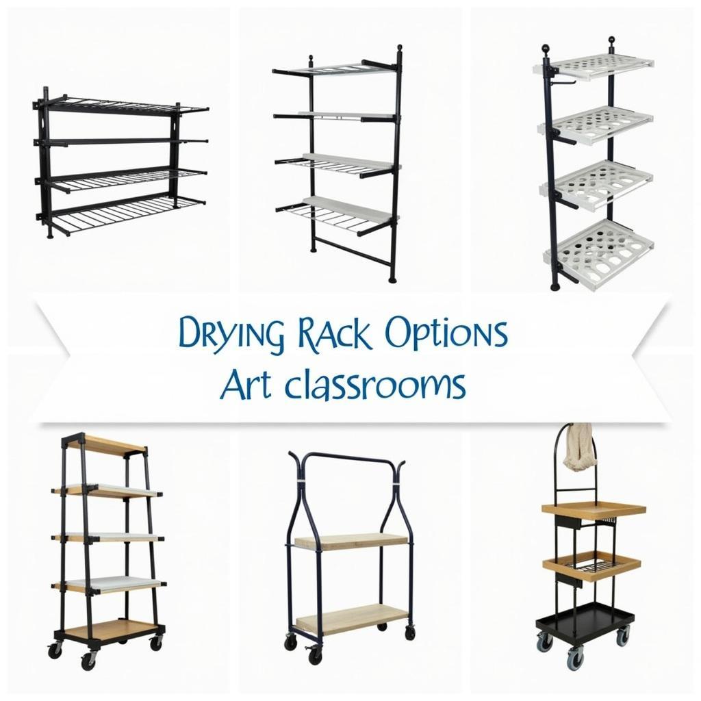 Drying Rack Options for Art Classrooms