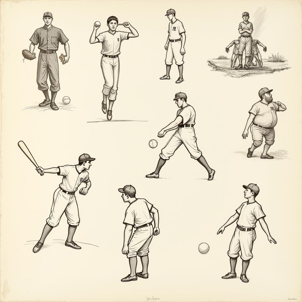 Early Drawings by George Brett