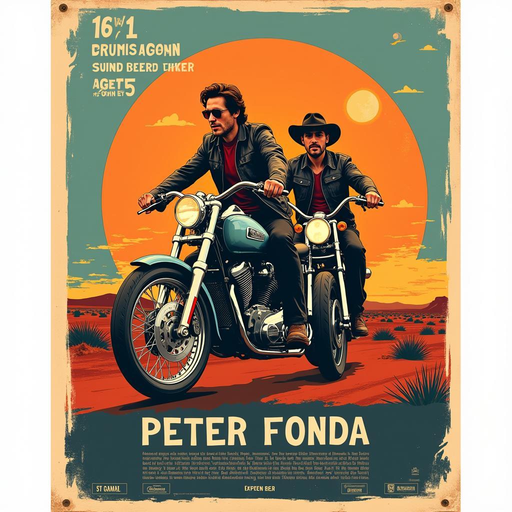 Easy Rider Movie Poster Art