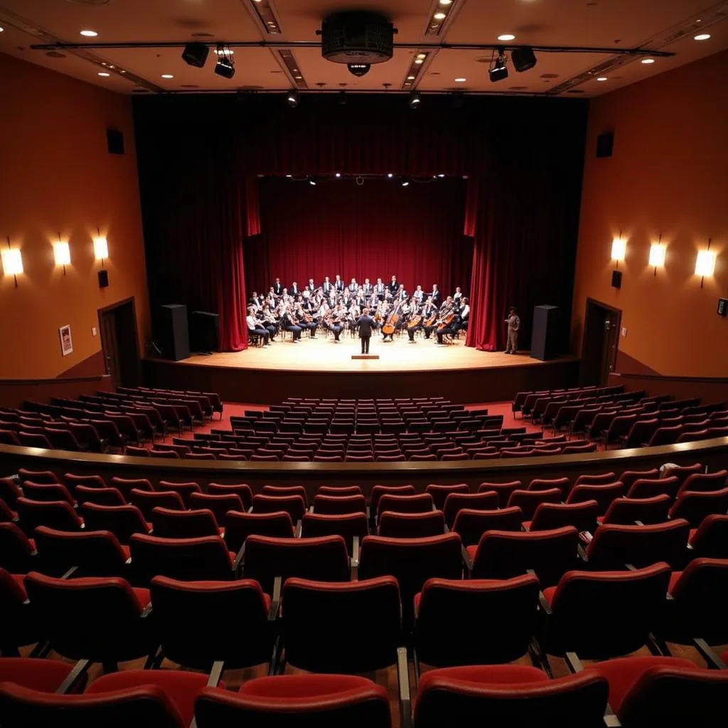 View from the Mezzanine Section