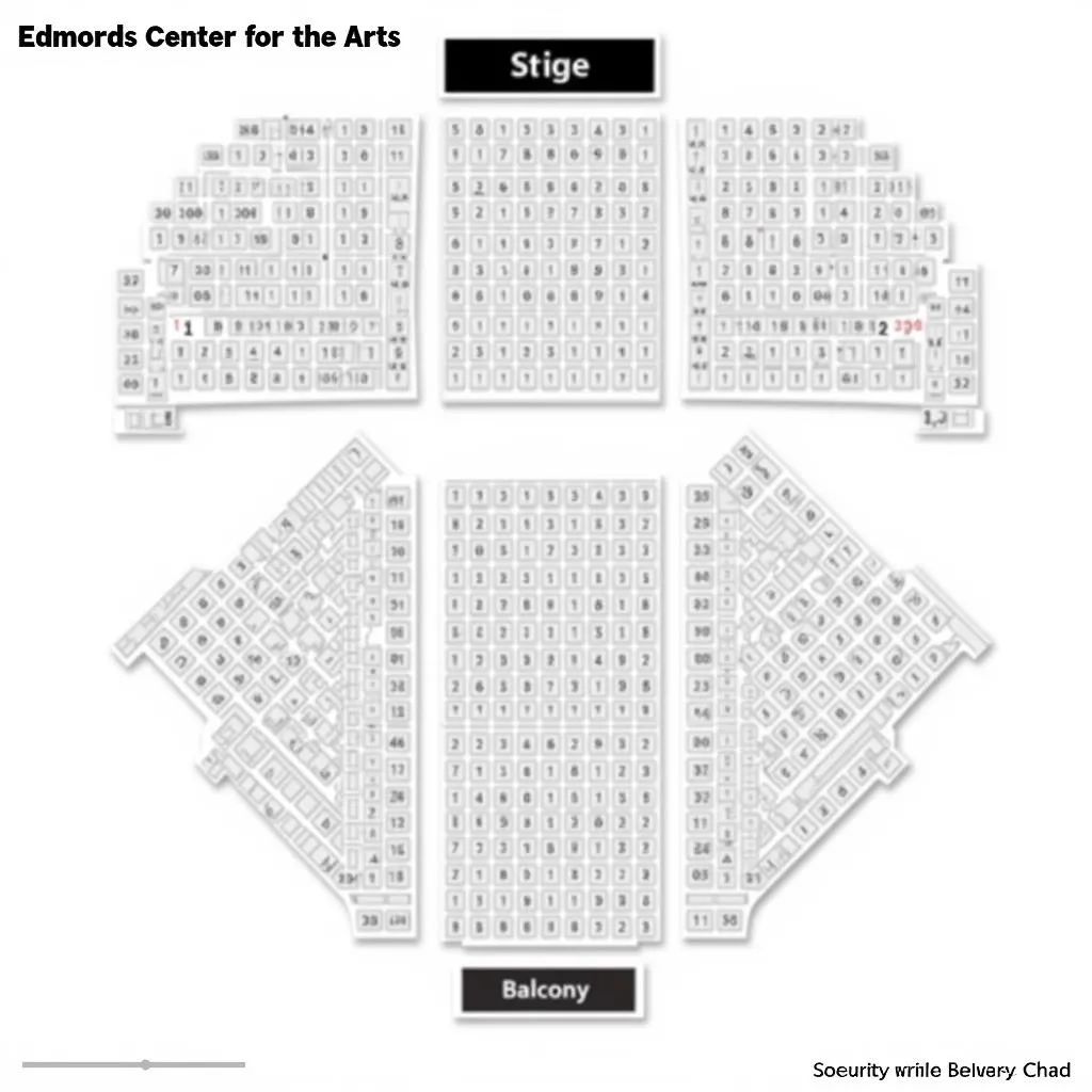 Edmonds Center for the Arts Seating Chart Overview