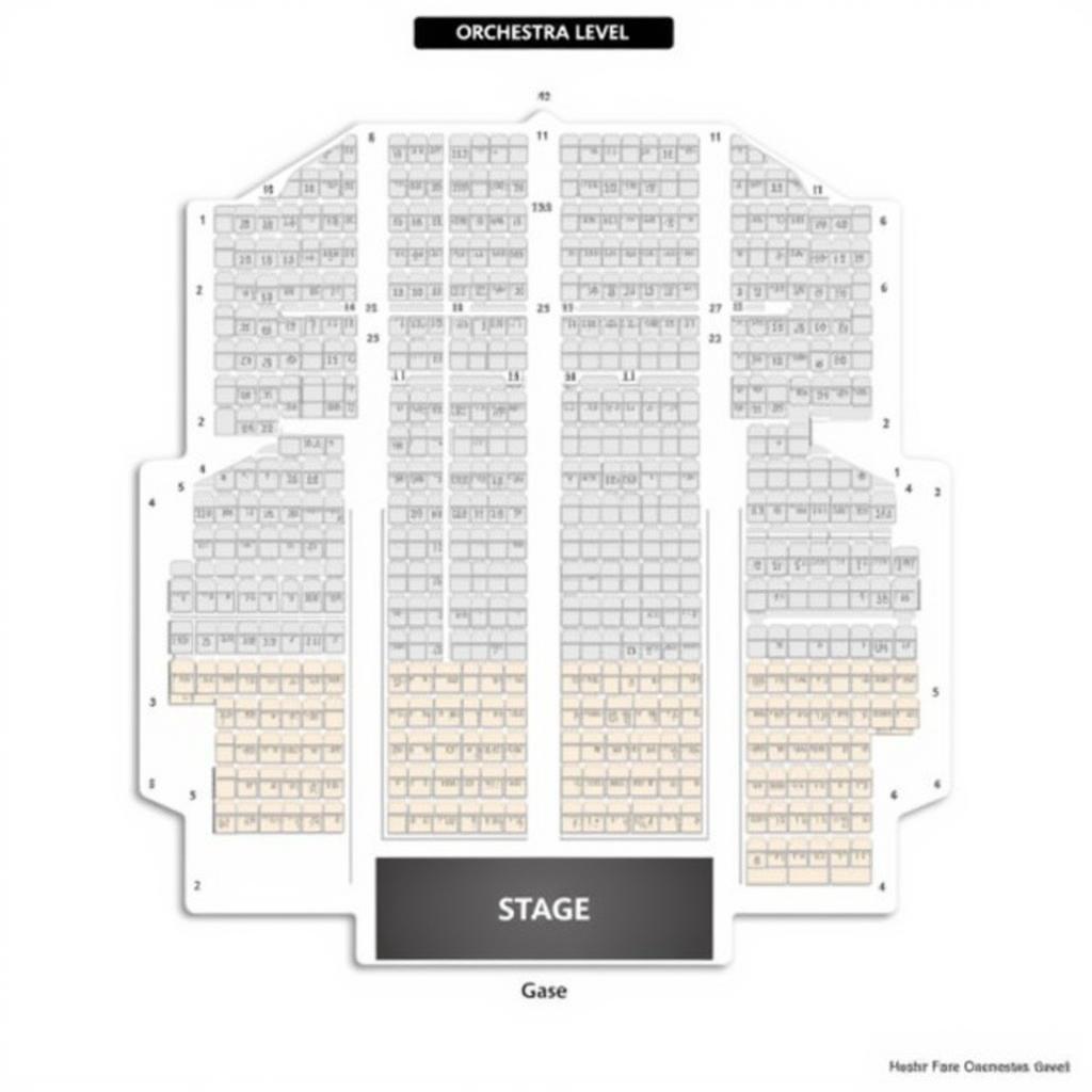 EKU Center for the Arts Seating Chart Orchestra Level