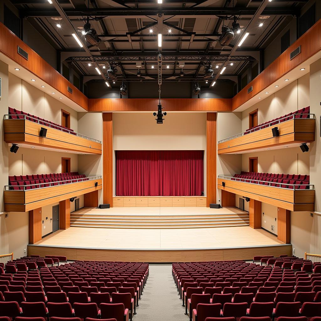 EKU Center for the Arts Seating Chart Overview