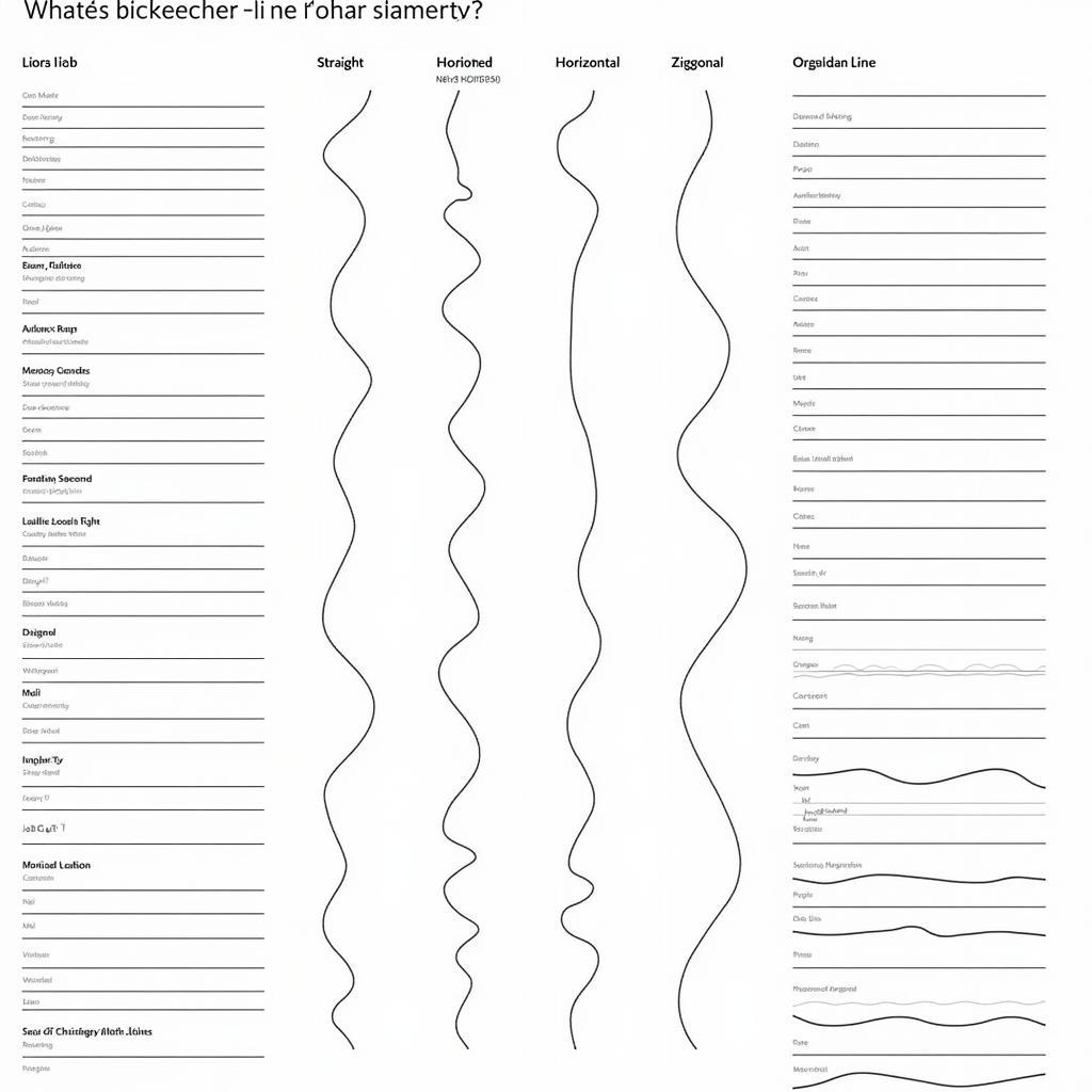 Different Types of Lines in Art