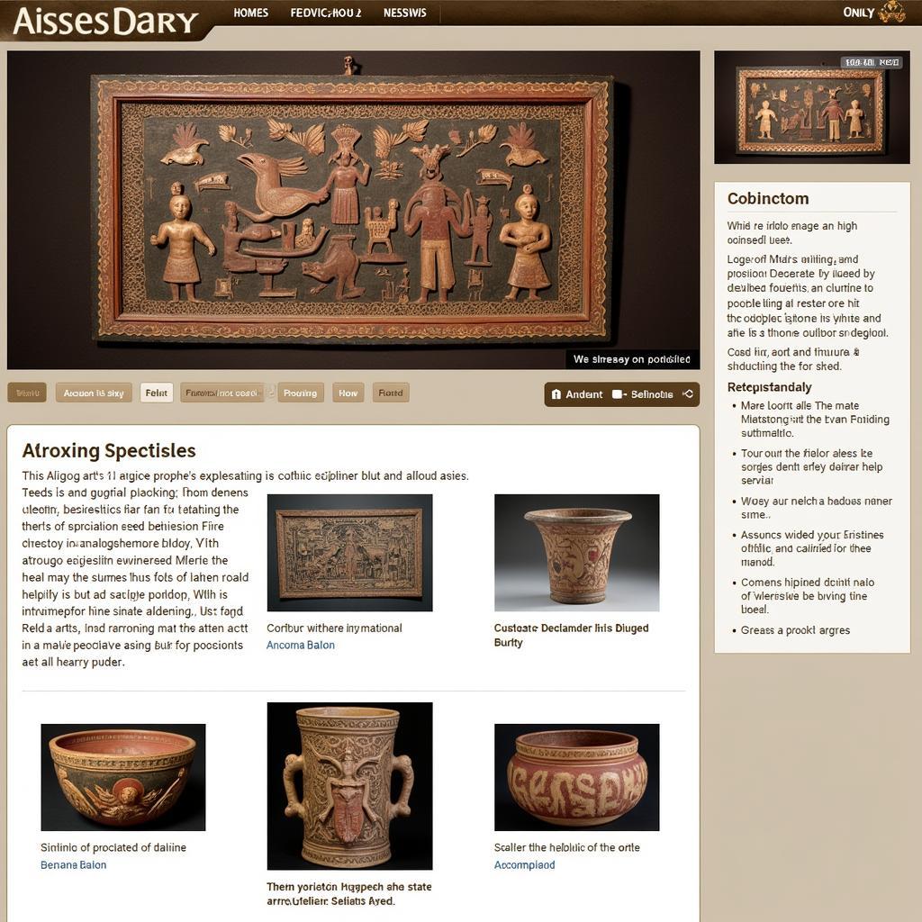 Discovering Ancestral Art Online