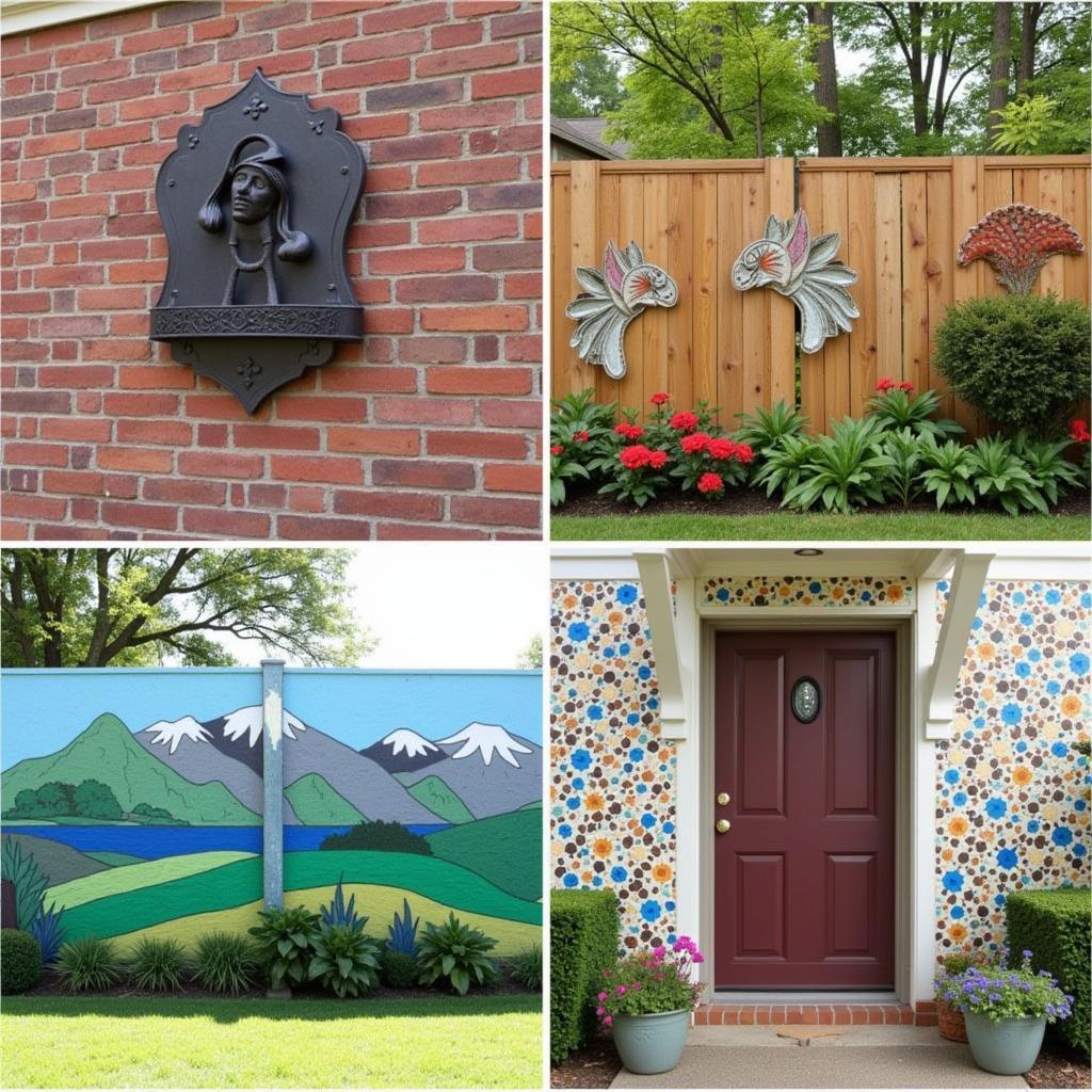 Exterior House Wall Art Ideas