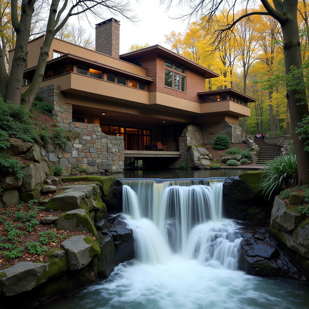 Fallingwater by Frank Lloyd Wright