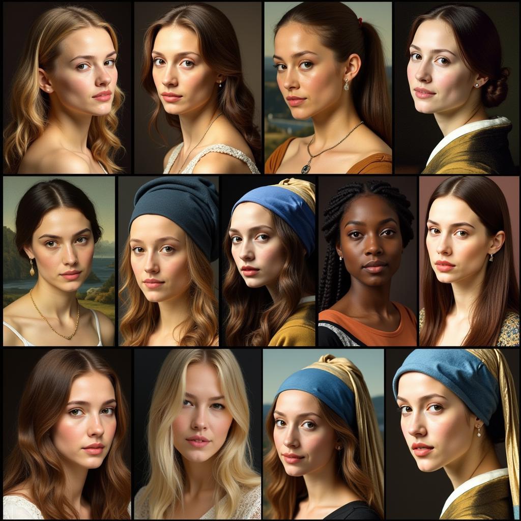 Famous Classical Paintings: Women's Portraits