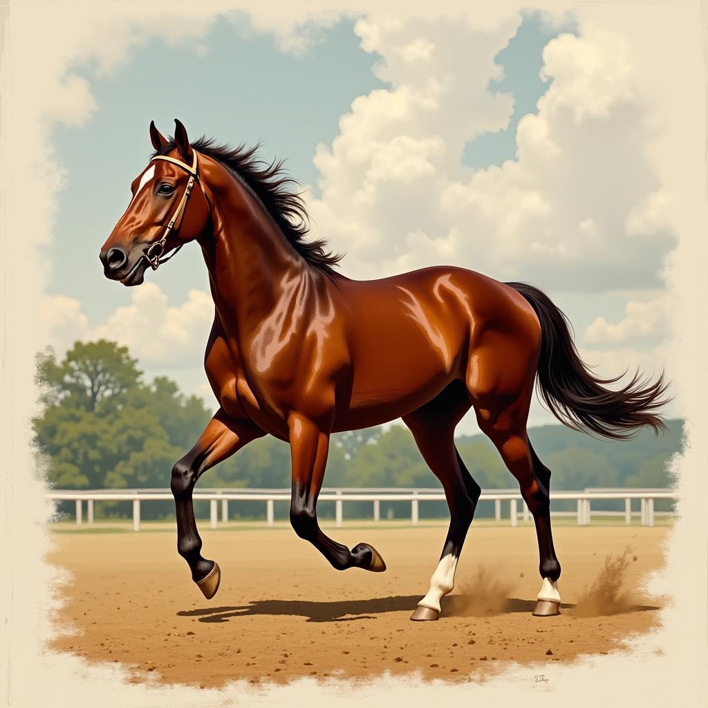 Secretariat: An Iconic Racehorse in Art