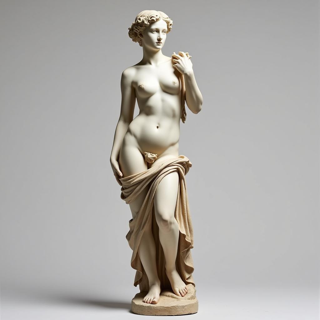 Venus de Milo sculpture, a renowned example of classical women nude art