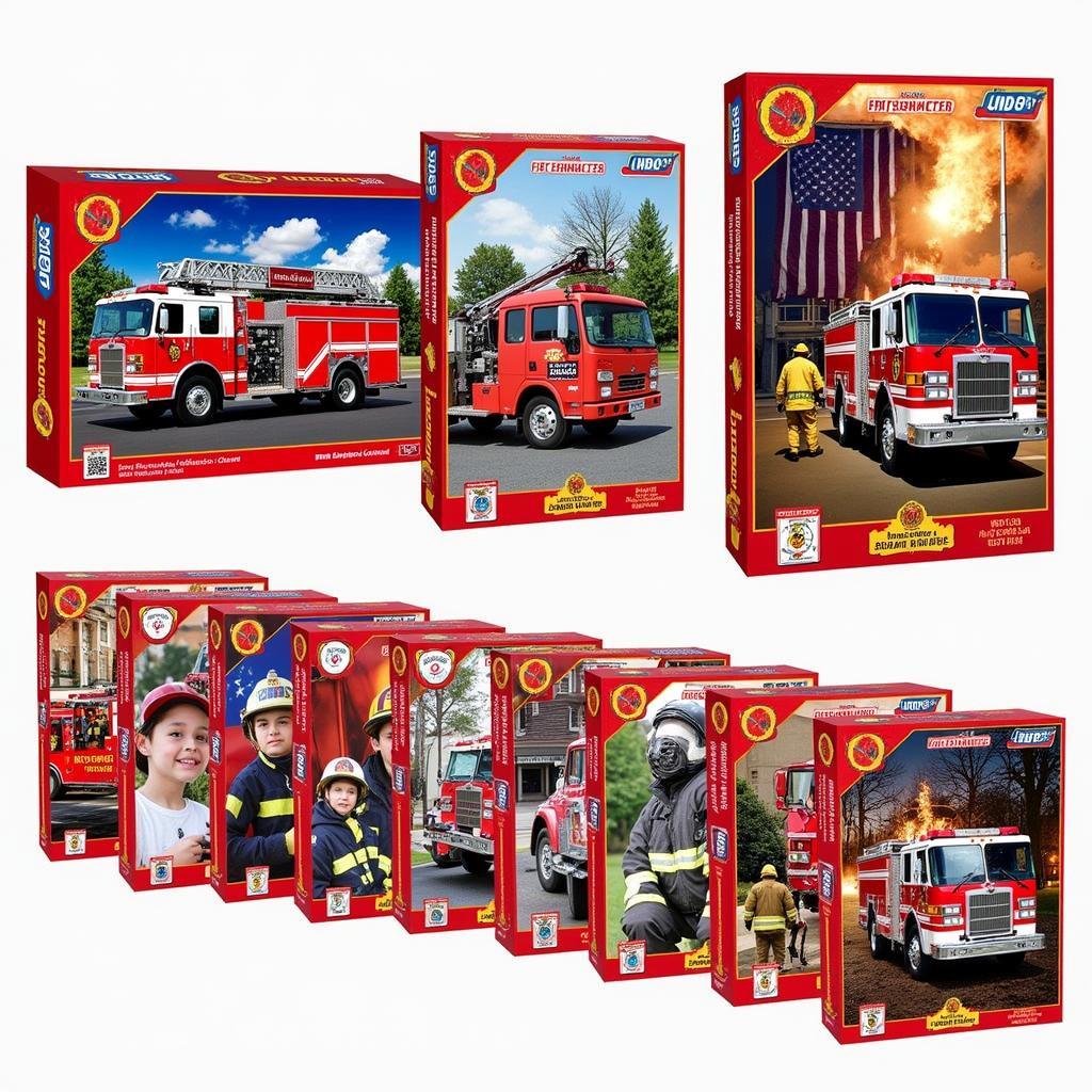 Various Firefighter Diamond Painting Kits