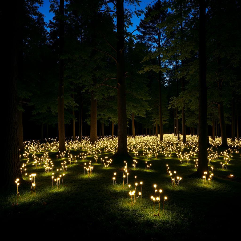 Firefly Art Installation - Glowing Lights