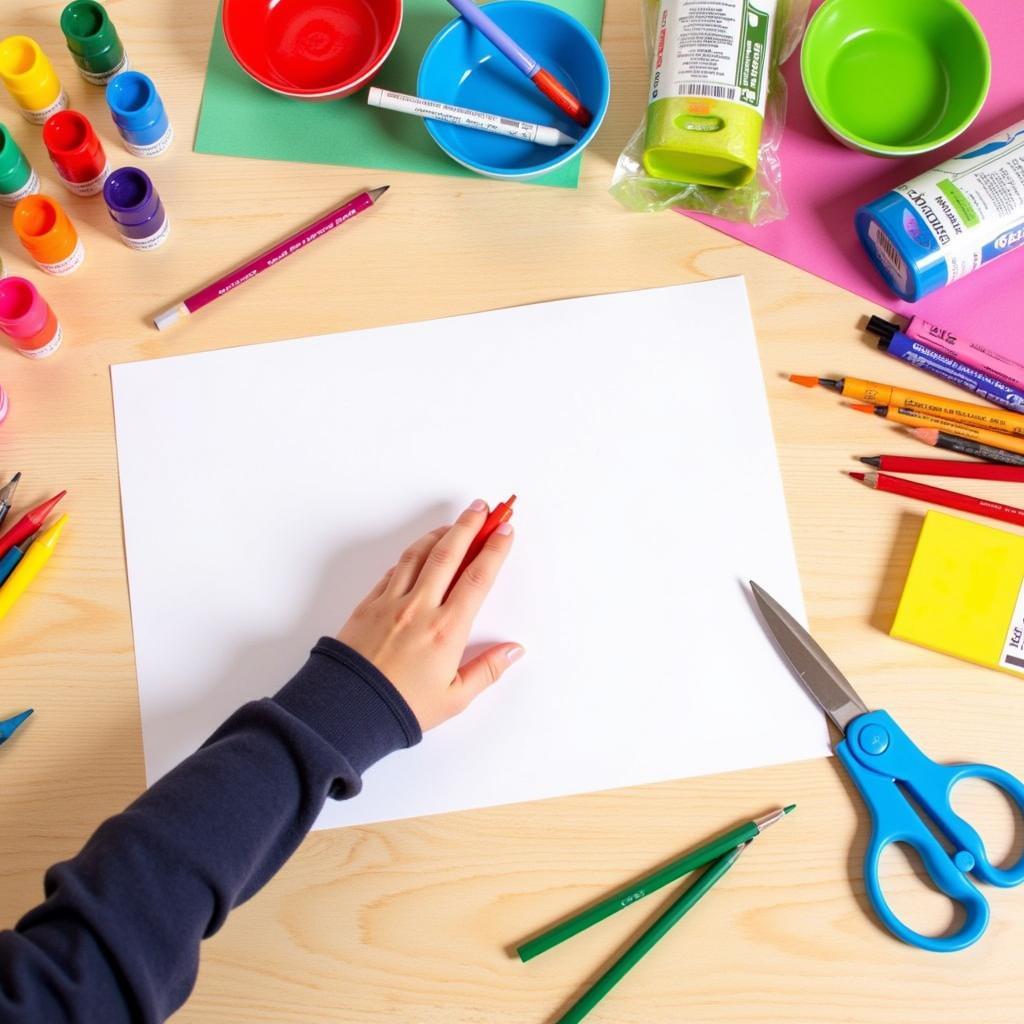 Art Supplies for First Graders