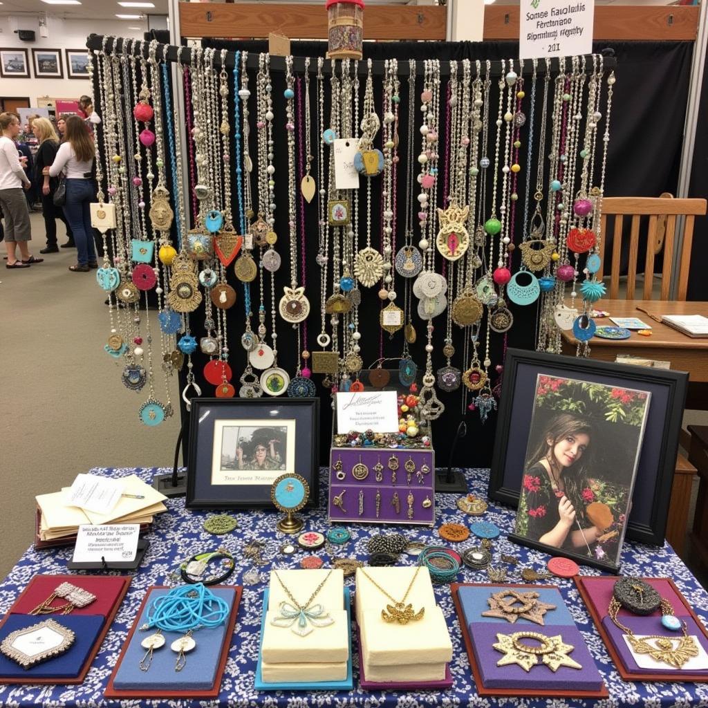 Handmade Jewelry Display at Fitchburg Art Fair