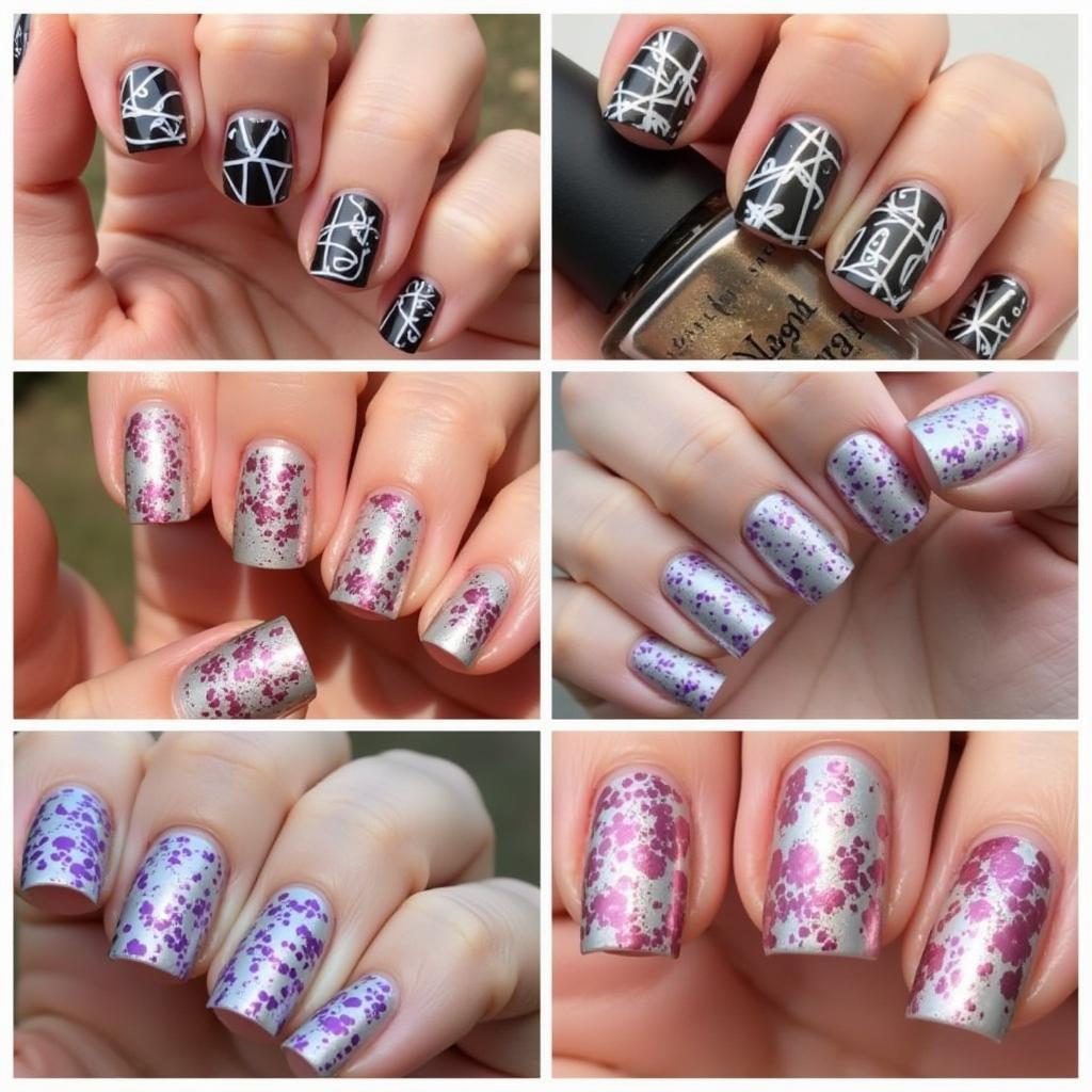 Stunning Foil Nail Art Designs in Various Styles