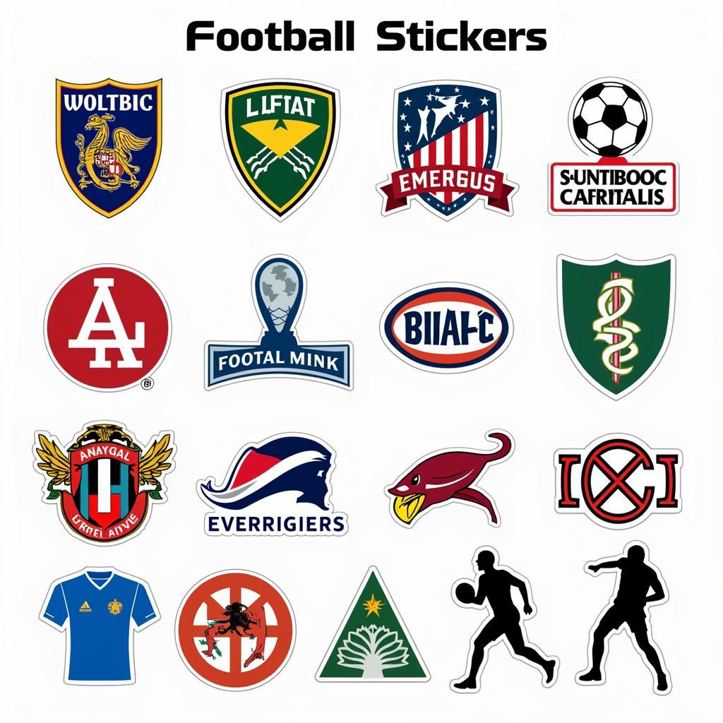 Various Football Wall Stickers Designs