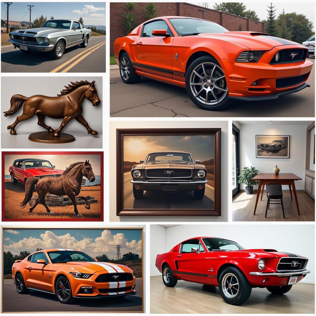 Ford Mustang Wall Art Ideas