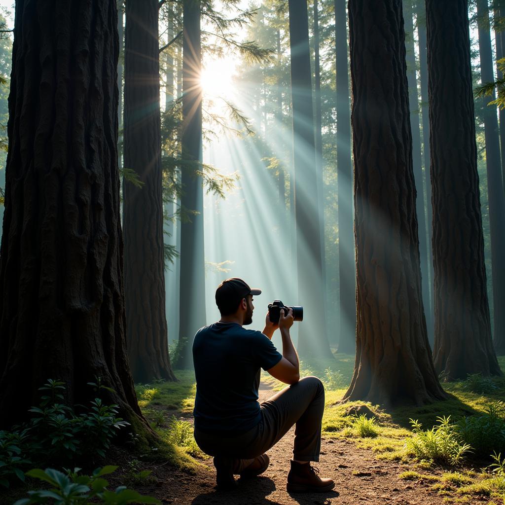 Capturing Light and Shadow in Forest Photography