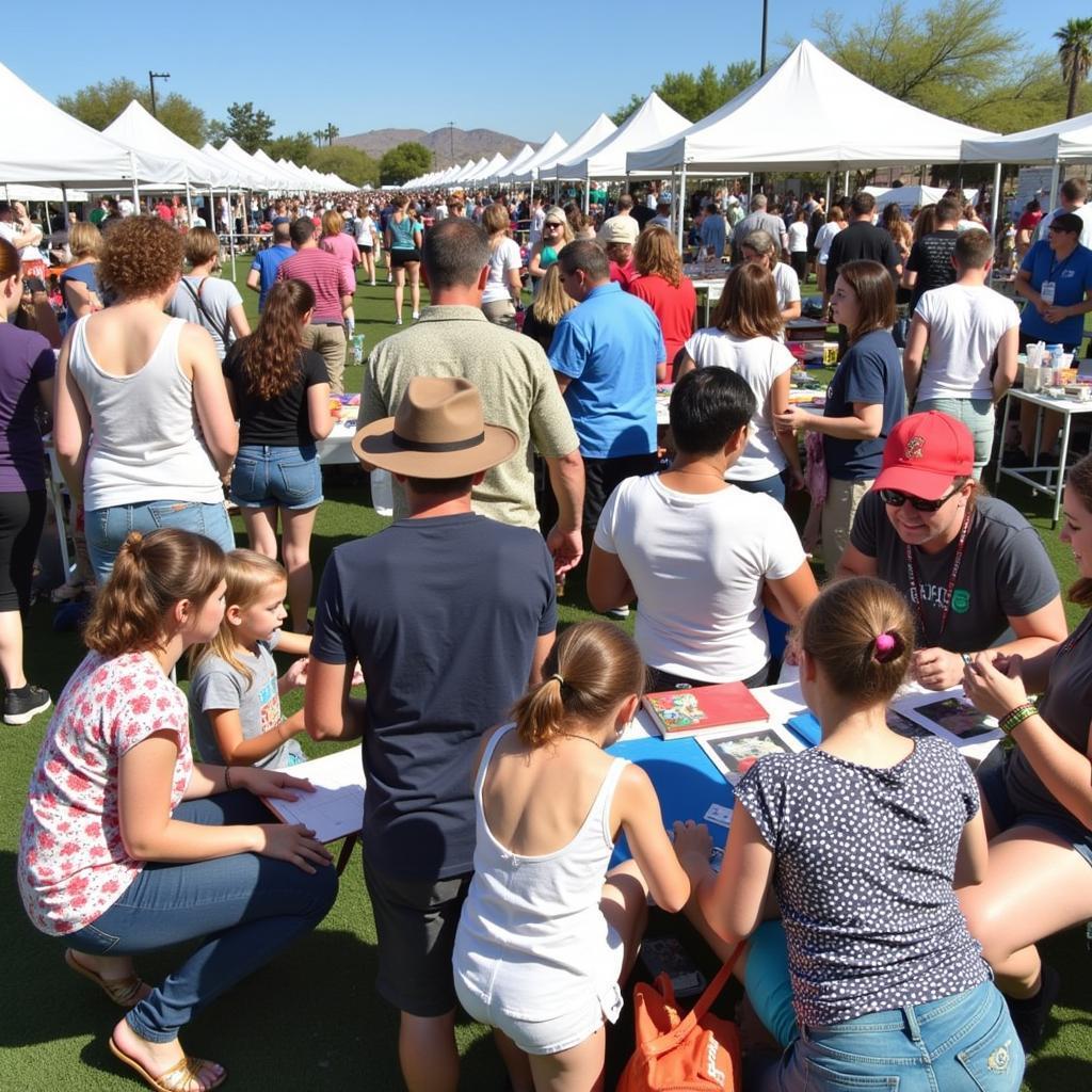 Community Engagement at Fountain Hills Art Show