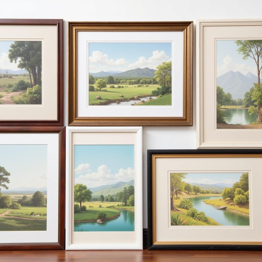 Different Framing Options for Landscape Prints