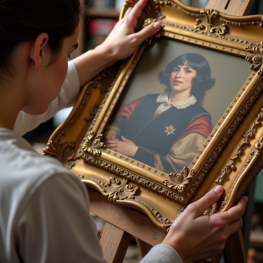 Framing a Traditional Oil Painting