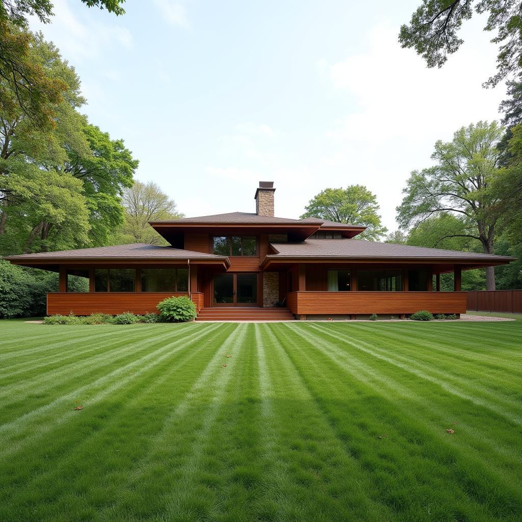 Frank Lloyd Wright Prairie Style House