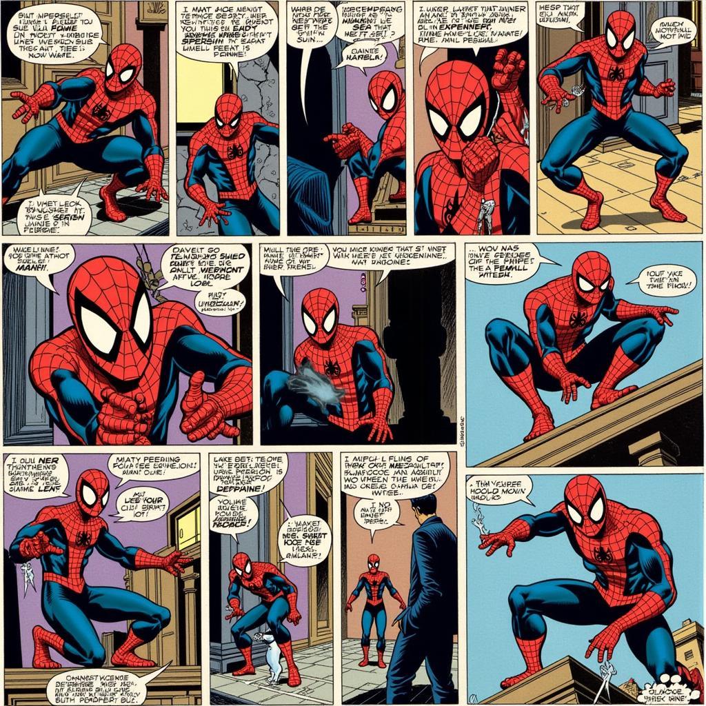 A collage showcasing the lasting influence of Frank Miller on Spider-Man comics