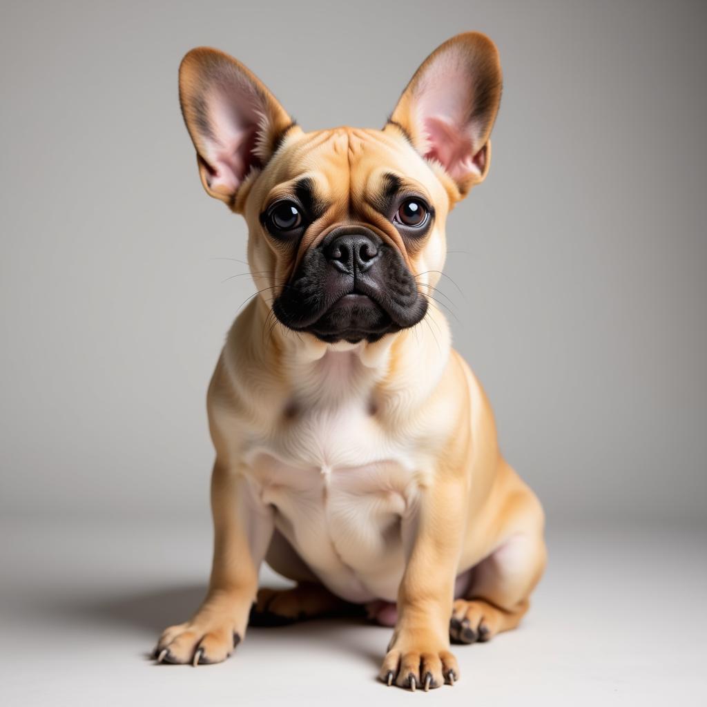 French Bulldog Posing for a Portrait