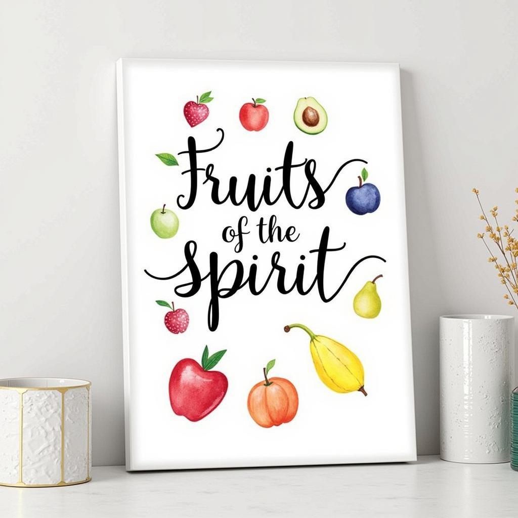 Fruits of the Spirit Canvas Art