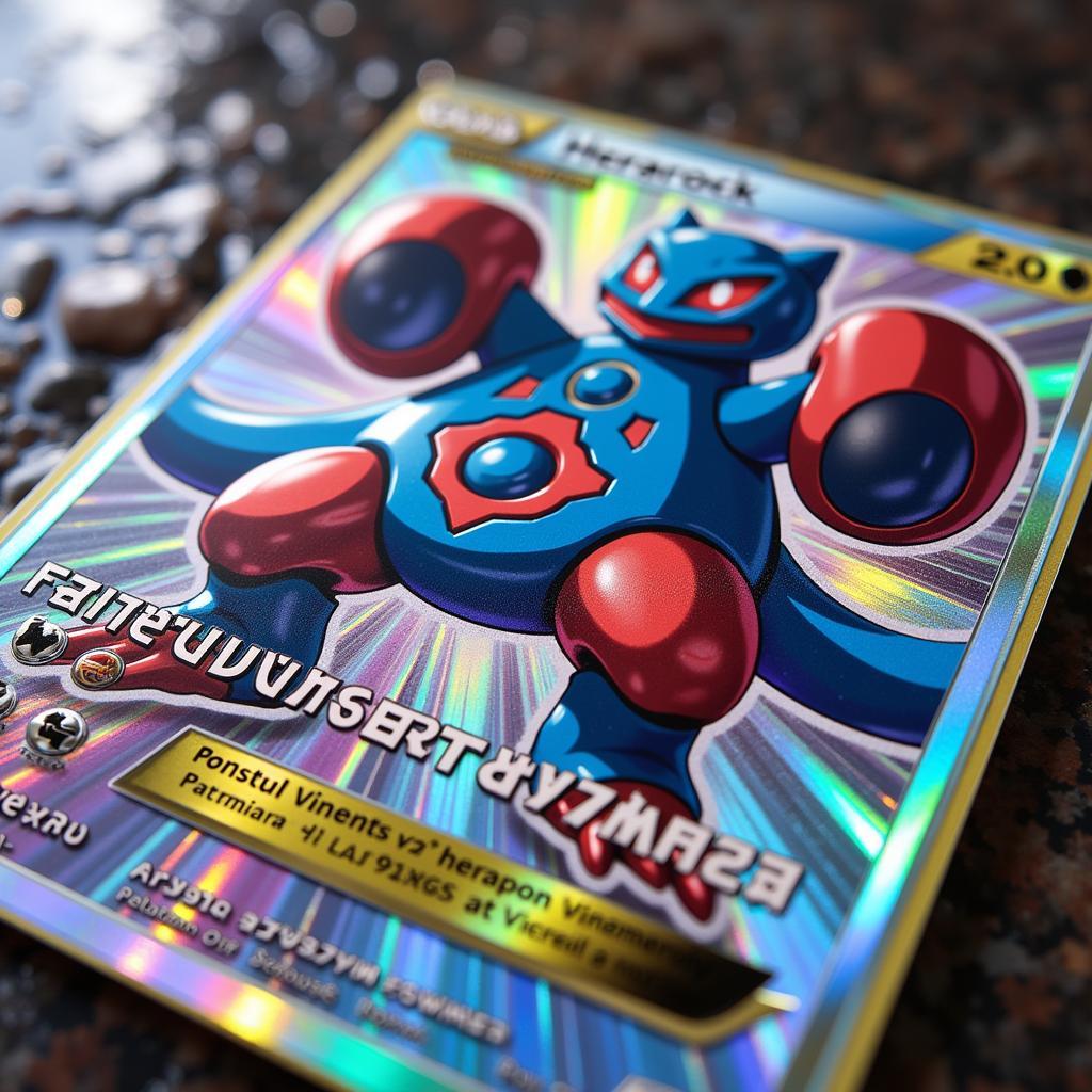 Full Art Heracross Ex Pokemon TCG