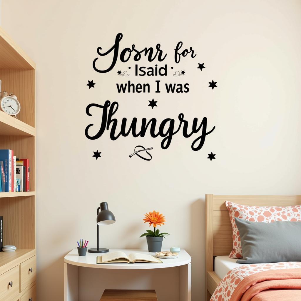 Funny wall art sticker quotes for bedroom