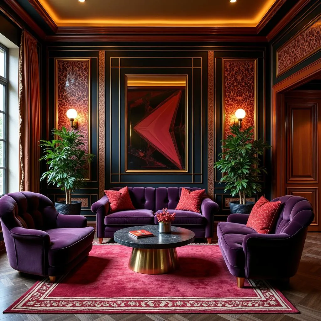 Thiết kế nội thất theo phong cách Gatsby Art Deco