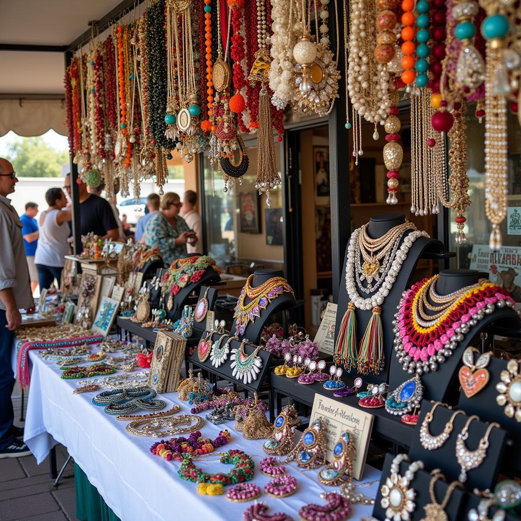 Gian hàng trang sức tại Fountain Hills Arts and Crafts Show